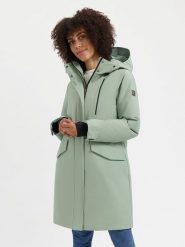 TRAVELIN' Parka "Bodil" w kolorze zielonym rozmiar: XL. Zielone płaszcze Travelin', s, bez wzorów, bez kaptura. Za 347.81 zł.