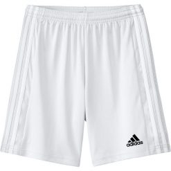 Spodenki piłkarskie dla dzieci adidas Squadra 21 Short. Białe szorty adidas, bez wzorów, sportowe. Za 46.00 zł.