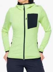 Bluza rozpinana damska CMP Solvixa. Zielone bluzy CMP, m, bez wzorów, z elastanu, bez ramiączek, bez kaptura. Za 290.39 zł.