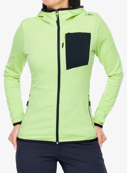 Bluza rozpinana damska CMP Solvixa. Zielone bluzy CMP, m, bez wzorów, z elastanu, bez ramiączek, bez kaptura. Za 290.39 zł.
