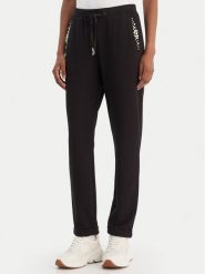 Liu Jo Sport Spodnie dresowe TF5155 FS576 Czarny Regular Fit. Czarne spodnie dresowe Liu Jo Sport, bez wzorów, z dresówki. Za 539.99 zł.