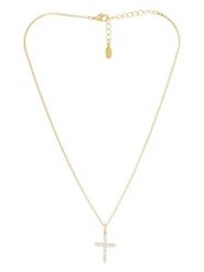 U.S. Polo Assn. Pozłacany naszyjnik z zawieszką - dł. 38 cm rozmiar: onesize. Żółte naszyjniki U.S. Polo Assn., z materiału, z kryształem, metalowe. Za 101.23 zł.