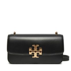 Torebka Tory Burch. Czarne listonoszki Tory Burch, bez wzorów, bez dodatków. Za 1,909.00 zł.