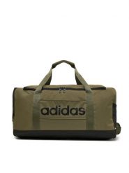 Adidas Torba Linear Duffel Medium IN6119 Khaki. Brązowe torby sportowe adidas, bez wzorów, z materiału. Za 129.99 zł.