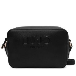 Torebka Liu Jo. Czarne listonoszki Liu Jo, bez wzorów, bez dodatków. Za 389.99 zł.