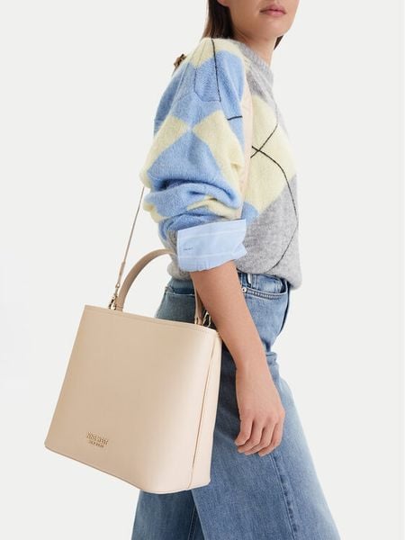 Nine West Torebka CEO-Aera-LDA8888 Écru. Białe torebki klasyczne Nine West, z aplikacjami, z materiału, bez dodatków. Za 199.99 zł.
