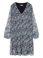 TATUUM Sukienka w kolorze czarno-błękitnym rozmiar: 44. Czarne sukienki Tatuum, bez wzorów, bez kołnierzyka, bez ramiączek, mini. Za 228.45 zł.