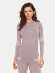 X-Bionic Bielizna termoaktywna górna Energy Accumulator 4.0 EA-WT06W19W Fioletowy Slim Fit. Fioletowa bielizna termoaktywna damska X BIONIC, bez wzorów, z syntetyku, bez ramiączek, narciarskie. Za 719.99 zł.
