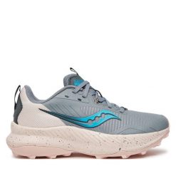 Buty do biegania Saucony. Szare buty do biegania Saucony, bez wzorów, bez zapięcia, do biegania. Za 329.99 zł.