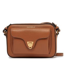 Torebka Coccinelle. Brązowe listonoszki Coccinelle, bez wzorów, bez dodatków. Za 1,049.99 zł.