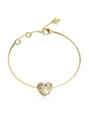 Guess Bransoletka JUBB04 502JW Złoty. Żółte bransoletki Guess, ze stali. Za 239.99 zł.
