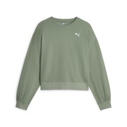Bluza sportowa Puma Her. Zielone bluzy bez kaptura Puma, xl, bez wzorów, bez kaptura. Za 148.99 zł.
