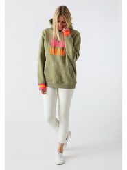 Zwillingsherz Bluza "Keira" w kolorze khaki rozmiar: S/M. Brązowe bluzy Zwillingsherz, m, bez wzorów, z bawełny, bez ramiączek, z kapturem. Za 176.50 zł.