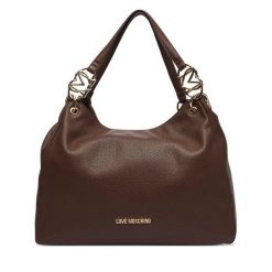 Torebka LOVE MOSCHINO. Brązowe shopper bag Love Moschino, bez wzorów, bez dodatków. Za 1,009.00 zł.