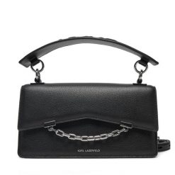 Torebka KARL LAGERFELD. Czarne torebki klasyczne KARL LAGERFELD, bez wzorów, klasyczne, bez dodatków. Za 759.99 zł.