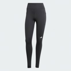 Legginsy Own the Run Winter Full Length. Czarne legginsy adidas, bez wzorów, z elastanu. Za 248.00 zł.