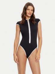 Seafolly Strój kąpielowy Beach Bound 60290-072 Czarny. Czarne stroje jednoczęściowe Seafolly, bez wzorów, z syntetyku. Za 529.99 zł.