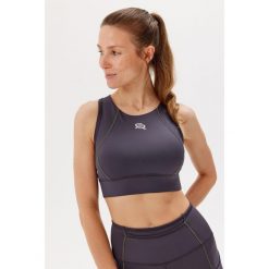 Damski stanik sportowy treningowy Rough Radical Sports Bra Fusion. Czarne biustonosze sportowe ROUGH RADICAL, bez wzorów, na fitness i siłownię. W wyprzedaży za 118.92 zł.