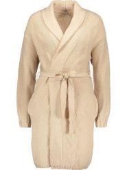 Mavi Jeans Sweter rozpinany w kolorze beżowym rozmiar: XL. Brązowe swetry Mavi Jeans, xl, bez wzorów, z jeansu, bez ramiączek. Za 60.88 zł.