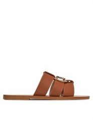 Liu Jo Klapki Saba 08 SA4119 P0102 Brązowy. Brązowe klapki Liu Jo, bez wzorów, ze skóry, bez obcasa, bez zapięcia. Za 499.99 zł.