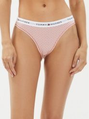 Tommy Hilfiger Figi klasyczne UW0UW03859 Różowy. Czerwone figi Tommy Hilfiger, bez wzorów, z bawełny. Za 59.99 zł.