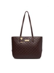 Nine West Torebka CEO-REFINED ELEGANCE-JH7436 Brązowy. Brązowe shopper bag Nine West, bez wzorów, ze skóry, bez dodatków. Za 279.99 zł.