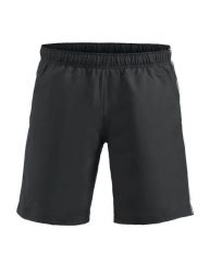 Clique Hollis szorty sportowe unisex czarny/biały z poliestru – black/white. Czarne szorty sportowe CLIQUE, bez wzorów. Za 154.32 zł.