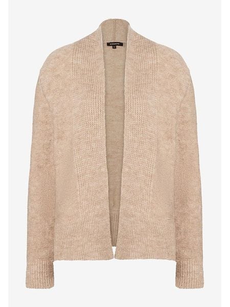 More & More Kardigan w kolorze beżowym rozmiar: 42. Brązowe swetry More & More, bez wzorów, bez ramiączek. Za 122.67 zł.