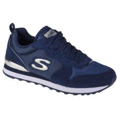 Buty do chodzenia damskie, Skechers OG 85. Niebieskie buty treningowe Skechers, bez wzorów, z materiału, przed kostkę, bez zapięcia, trekkingowe. Za 219.99 zł.