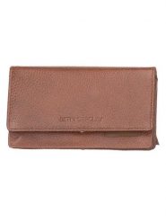 Betty Barclay Skórzany portfel w kolorze jasnobrązowym - 19,5 x 10 x 3 cm rozmiar: onesize. Brązowe portfele Betty Barclay, bez wzorów, z materiału. Za 130.99 zł.