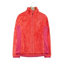 Second life - Kurtka polarowa TNF Orange Osito dla kobiet - Jak nowy. Brązowe kurtki The North Face, bez wzorów, z polaru, sportowe, bez kaptura. Za 211.46 zł.
