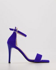 ZAMSZOWE SANDAŁY 0121521 82 BLUE. Niebieskie sandały Venezia, bez wzorów, ze skóry, bez obcasa, bez zapięcia. Za 199.00 zł.