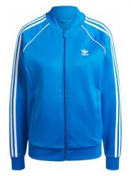 Adidas Bluza w kolorze niebieskim rozmiar: M. Niebieskie bluzy adidas, m, bez wzorów, bez ramiączek, bez kaptura. Za 158.47 zł.
