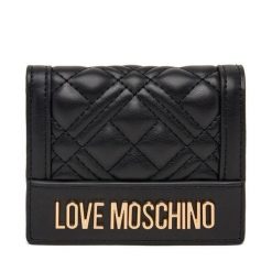 Portfel LOVE MOSCHINO. Czarne portfele Love Moschino, bez wzorów. Za 279.99 zł.