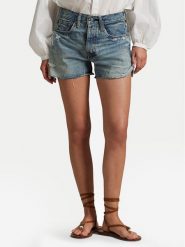 Polo Ralph Lauren Szorty jeansowe 211963529001 Niebieski Straight Fit. Niebieskie szorty Polo Ralph Lauren, bez wzorów, z bawełny. Za 659.99 zł.