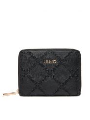 Liu Jo Portfel Ecs M Zip Around AF5156 E0538 Czarny. Czarne portfele Liu Jo, bez wzorów, ze skóry. Za 269.99 zł.