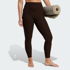 Legginsy adidas All Me Rib 7/8. Czarne legginsy adidas, bez wzorów, z elastanu. Za 279.00 zł.