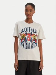Adidas T-Shirt Farm Rio Graphic KD4641 Écru Regular Fit. T-shirty adidas, s, bez wzorów, z bawełny, bez kołnierzyka, bez ramiączek. Za 149.99 zł.