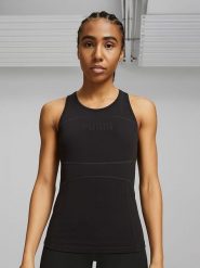 Puma Top sportowy w kolorze czarnym rozmiar: S. Czarne topy sportowe Puma, s, bez wzorów, outdoorowe. Za 56.79 zł.