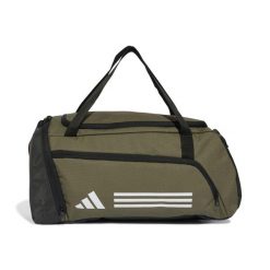 Torba adidas Essentials 3-Stripes Duffel S. Zielone torby podróżne adidas, bez wzorów, z materiału, na ramię. Za 128.99 zł.