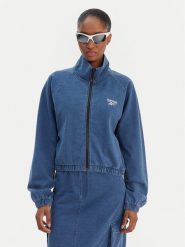 Reebok Bluza Polina RK25486CCW Niebieski Regular Fit. Niebieskie bluzy bez kaptura Reebok, m, bez wzorów, z bawełny, bez kaptura. Za 319.99 zł.