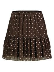 Sublevel Spódnica w kolorze ciemnobrązowym rozmiar: S/M. Brązowe spódnice Sublevel, m, bez wzorów, mini. Za 82.99 zł.