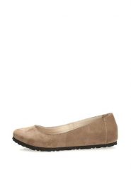 Comfortfusse Skórzane baleriny w kolorze piaskowym rozmiar: 41. Brązowe baleriny Comfortfüße, bez wzorów, bez obcasa, bez zapięcia. Za 227.15 zł.