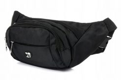 Saszetka czarna unisex Beltimore C28. Czarne nerki i saszetki bez wzorów, bez dodatków. Za 39.59 zł.