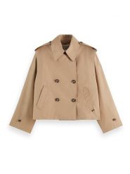 Scotch & Soda Kurtka przejściowa w kolorze beżowym rozmiar: XL. Brązowe kurtki Scotch & Soda, xl, bez wzorów, bez kaptura. Za 232.78 zł.