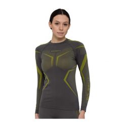Bluza damska termoaktywna Brubeck DRY. Szare bluzy bez kaptura Brubeck, bez wzorów, z poliamidu, bez kaptura, na fitness i siłownię. Za 159.99 zł.