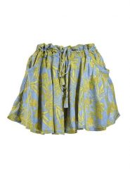 BLE Szorty w kolorze niebiesko-żółtym rozmiar: S/M. Niebieskie szorty BLE, bez wzorów. Za 88.02 zł.