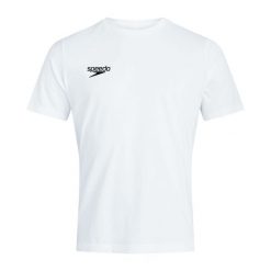 Koszulka T-Shirt damski Speedo Club Plain Tee. Białe t-shirty sportowe Speedo, xl, bez wzorów, bez ramiączek. Za 73.79 zł.