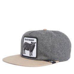 Czapka z daszkiem Goorin Bros. Szare czapki z daszkiem Goorin Bros, bez wzorów. Za 149.99 zł.