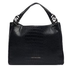 Torebka LOVE MOSCHINO. Czarne shopper bag Love Moschino, bez wzorów, bez dodatków. Za 1,009.00 zł.